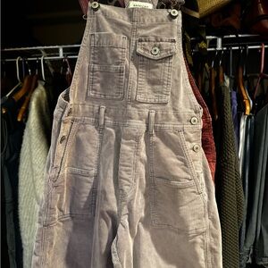 American Eagle Outfitters Corduroy Overalls in Lavender